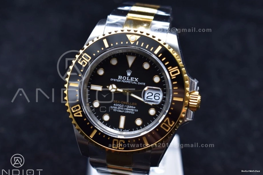 Dial Two on Bracelet SS VS YG Black SmartChoice SS Edition 1073 VSF 126603 Best Tone Sea-Dweller YG 1122